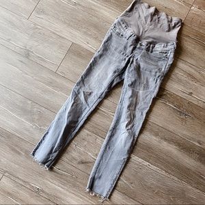 H&M MAMA maternity jeans in gray
